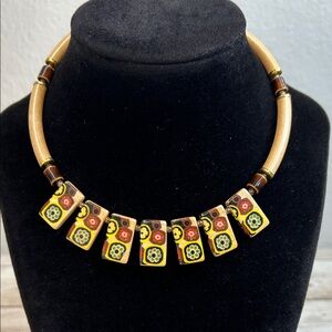 Japan tribal-style choker necklace